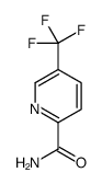 5-三氟甲基-吡啶-2-羧酸酰胺结构式