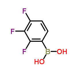 2,3,4-三氟苯硼酸结构式