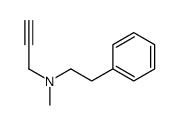 N-methyl-N-(2-phenylethyl)prop-2-yn-1-amine Structure