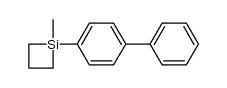 1-(4'-biphenylyl)-1-methylsilacyclobutane Structure