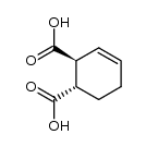 (+/-)-trans-cyclohexene-(3)-dicarboxylic acid-(1.2) Structure