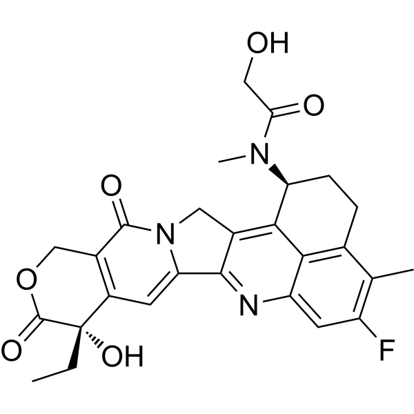 Exatecan-methylacetamide-OH Structure
