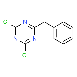 2-苄基-4,6-二氯-1,3,5-三嗪结构式