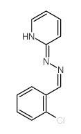 Benzaldehyde,2-chloro-, 2-(2-pyridinyl)hydrazone Structure