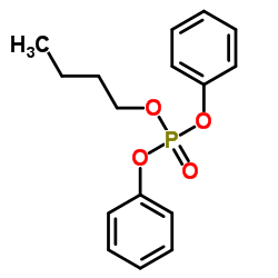 磷酸丁基二苯酯结构式