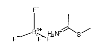 1-(methylthio)ethyleneiminium tetrafluoroborate Structure