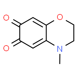 3,4-Dihydro-4-methyl-2H-1,4-benzoxazine-6,7-dione Structure
