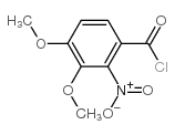 4,5-dimethoxy-2-nitrobenzoyl chloride结构式