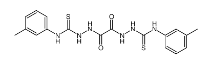 4,4'-Di-m-tolyl-oxalylthiosemicarbazid Structure