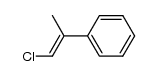 β-chloro-α-methylstyrene结构式