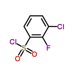 3-氯-2-氟苯磺酰氯结构式