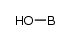 Borinic acid Structure