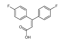 3,3-bis(4-fluorophenyl)prop-2-enoic acid结构式