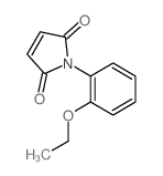 N-(2-乙氧基苯基)马来酰亚胺结构式