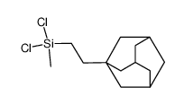 dichloromethyl(2-tricyclo[3.3.1.13,7]dec-1-ylethyl)silane Structure