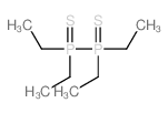 Diphosphine,1,1,2,2-tetraethyl-, 1,2-disulfide Structure