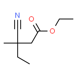 Ethyl 3-Cyano-3-methylpentanoate Structure