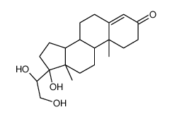 (20S)-17,20,21-Trihydroxypregn-4-en-3-one结构式