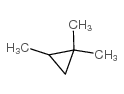 Cyclopropane,1,1,2-trimethyl- Structure