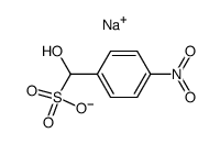 sodium hydroxy(4-nitrophenyl)methanesulfonate Structure