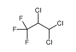 1,1,2-TRICHLORO-3,3,3-TRIFLUOROPROPANE结构式