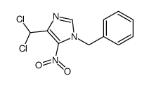 1-苄基-4-(二氯甲基)-5-硝基-1H-咪唑结构式