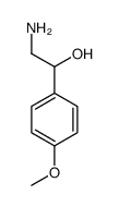2-Amino-1-(4-methoxyphenyl)ethanol Structure
