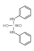 Phosphorodiamidic acid,N,N'-diphenyl-结构式