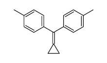 1-[cyclopropylidene-(4-methylphenyl)methyl]-4-methylbenzene结构式