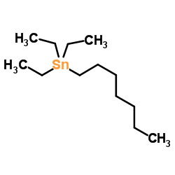 Triethyl(heptyl)stannane Structure