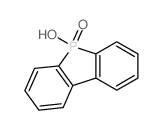 5H-Dibenzophosphole, 5-hydroxy-, 5-oxide结构式