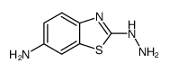 2(3H)-Benzothiazolone,6-amino-,hydrazone(9CI)结构式