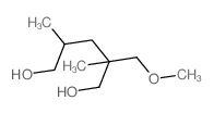 2-(methoxymethyl)-2,4-dimethyl-pentane-1,5-diol Structure