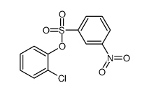 (2-chlorophenyl) 3-nitrobenzenesulfonate Structure