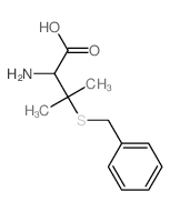 2-amino-3-benzylsulfanyl-3-methyl-butanoic acid Structure
