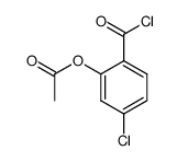 2-acetoxy-4-chlorobenzoic acid chloride结构式