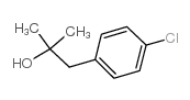 1-(4-氯苯基)-2-甲基-2-丙醇结构式