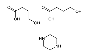 4-hydroxybutanoic acid,piperazine结构式
