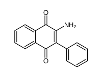 2-amino-3-phenylnaphthalene-1,4-dione结构式