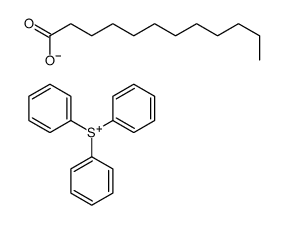 dodecanoate,triphenylsulfanium Structure
