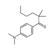 1-[4-(dimethylamino)phenyl]-2,2-dimethylhexane-1-thione Structure