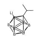 LiC2B10H10CH(CH3)2-2 Structure