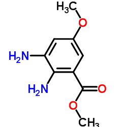 苯甲酸,2,3-二氨基-5-甲氧基甲酯结构式