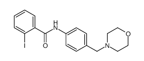 2-iodo-N-[4-(morpholin-4-ylmethyl)phenyl]benzamide Structure
