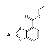 2-溴苯并[d]噻唑-7-羧酸乙酯结构式