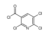 2,5,6-三氯烟酰氯结构式