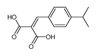 (4-isopropyl-benzylidene)-malonic acid结构式
