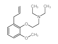 2-Diethylaminoethoxy-3-allylanisol Structure
