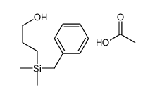 acetic acid,3-[benzyl(dimethyl)silyl]propan-1-ol Structure