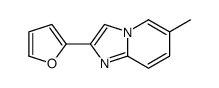 2-(furan-2-yl)-6-methylimidazo[1,2-a]pyridine Structure